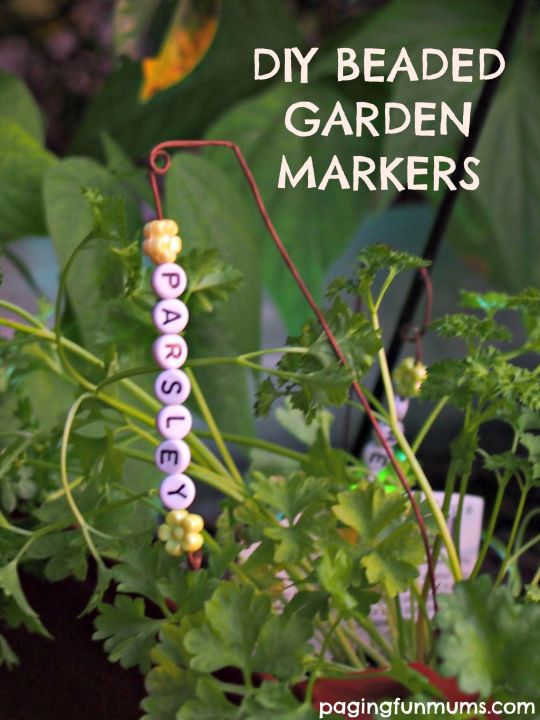 Easy DIY Garden Plant Markers - Canary Street Crafts