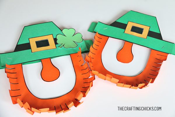 Leprechaun Mask Printable - The Crafting Chicks