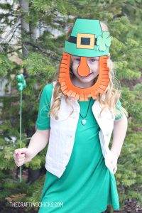 Leprechaun Mask Printable - The Crafting Chicks