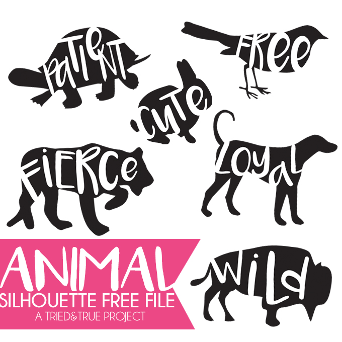 Download Animal Silhouette Free Files and Project Ideas - The ...