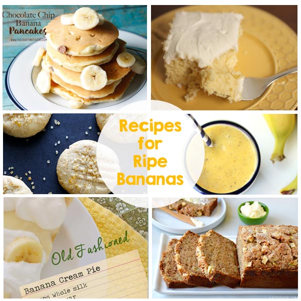 Recipes for Ripe Bananas