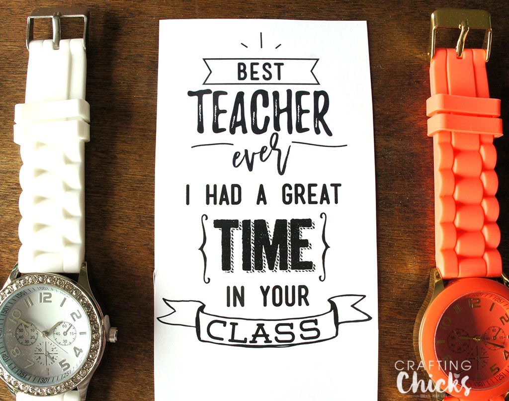 Great Time - Watch Teacher Gift Idea