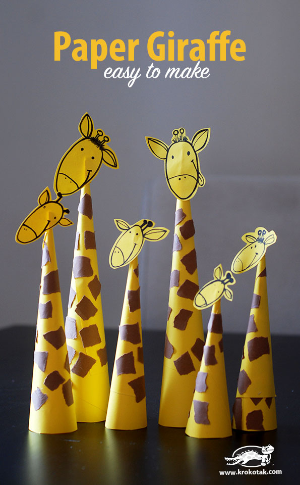 Paper Giraffe Craft