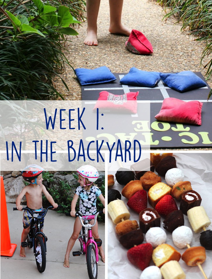 In the Backyard Week of Activities