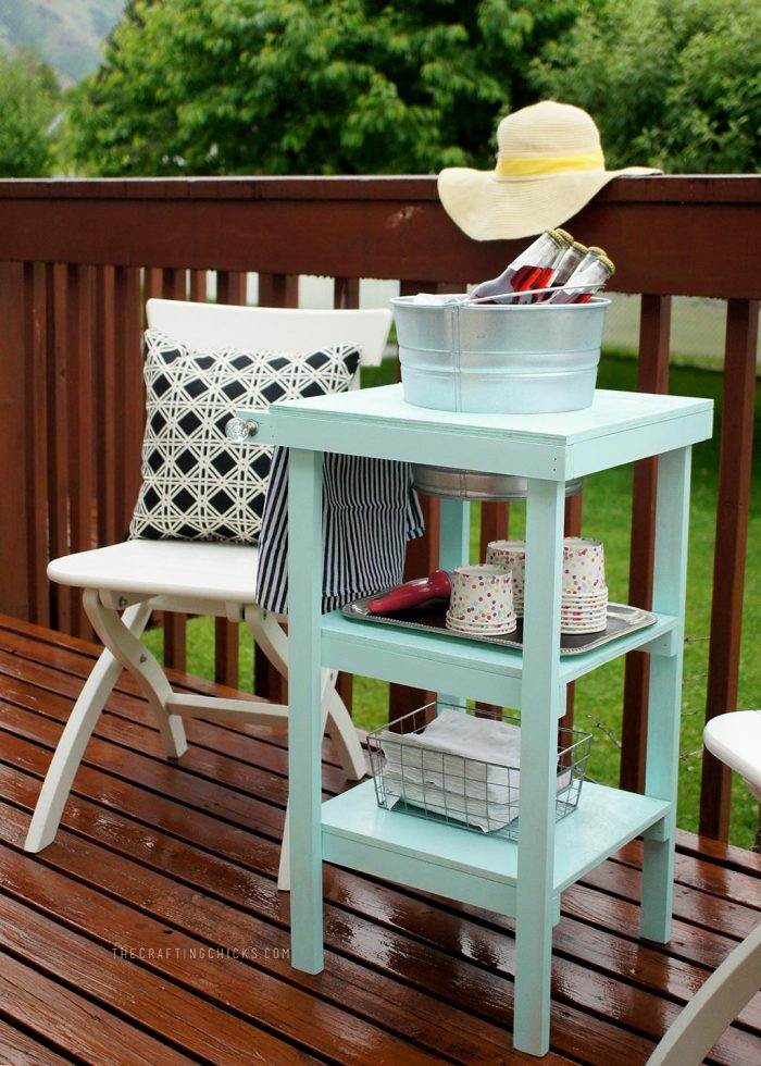 Beverage Stand Virtual Party The Crafting Chicks