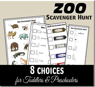 Zoo Fun - Printables, crafts, games, kids activities, animal yoga, scavenger hunt, snacks... everything you need for a summer day of fun!