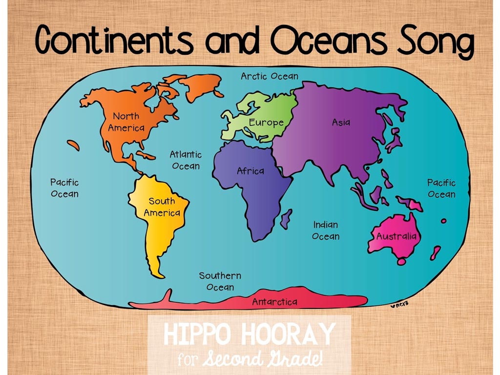 Continents and Oceans Song