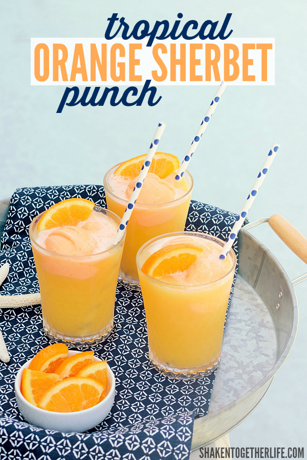 Ocean Floats  a Fun Summer drink!!  The Crafting Chicks