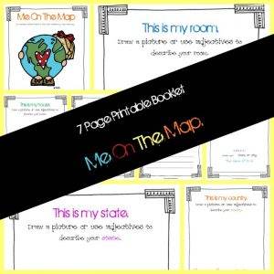 Me On The Map Activity Booklet - The Crafting Chicks