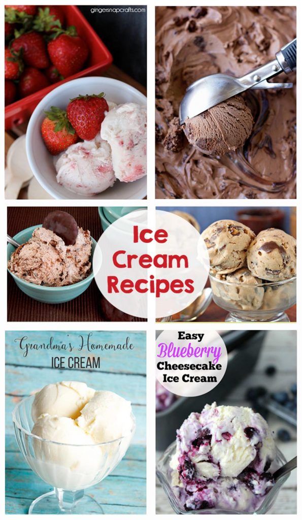 Ice Cream Recipes - The Crafting Chicks