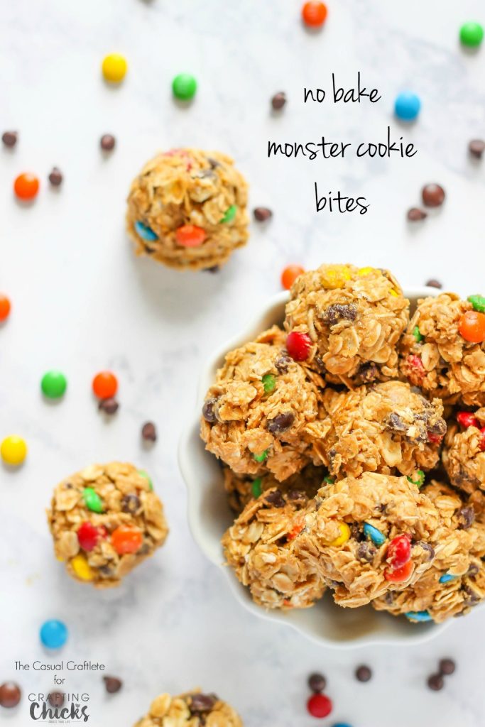 No Bake Monster Cookie Bites