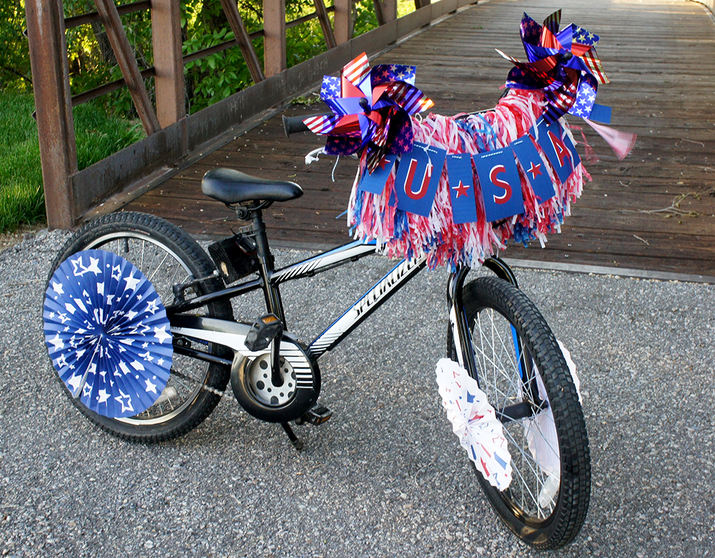 patriotic bike decorations