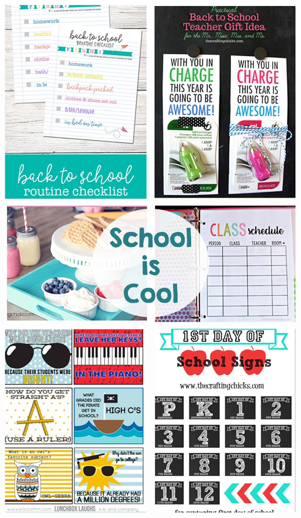 School is Cool - Back to School printables, activities and breakfast ideas the kids are sure to love!