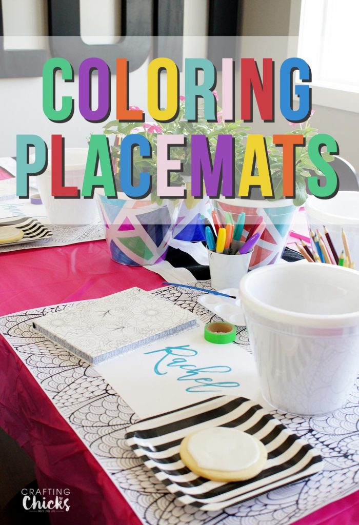 Printable Coloring Placemats The Crafting Chicks