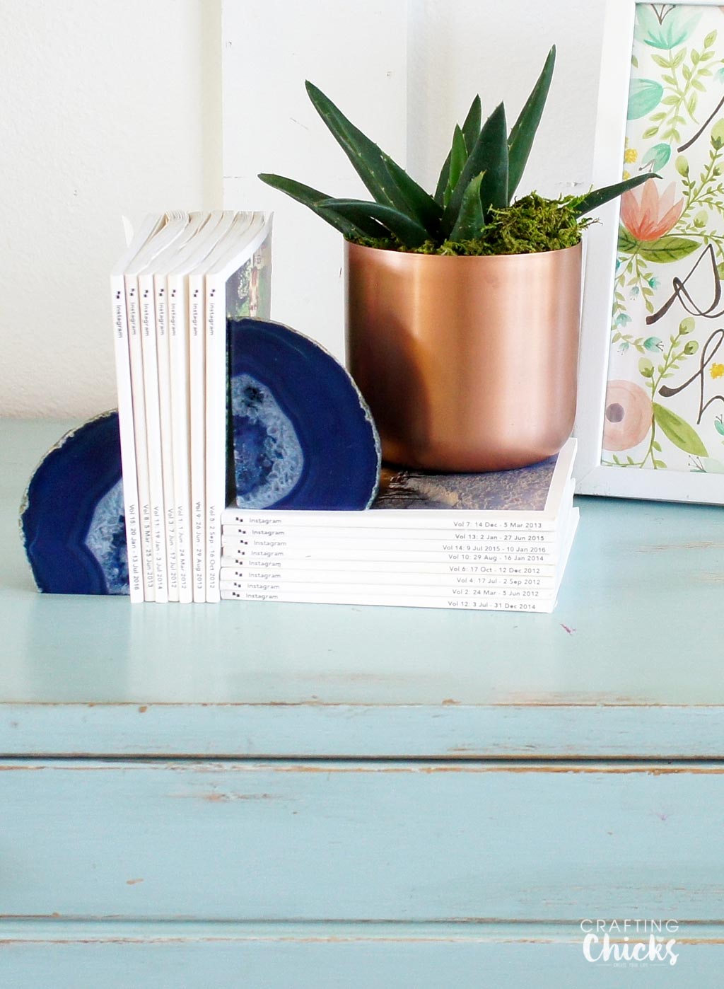 Styled 3x: Geode Bookends - The Crafting Chicks