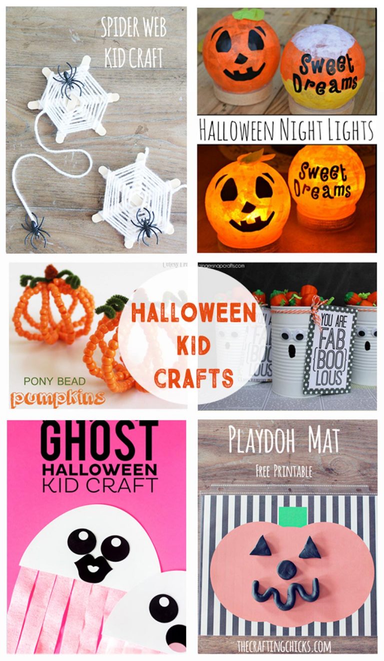 Halloween Kid Crafts - The Crafting Chicks