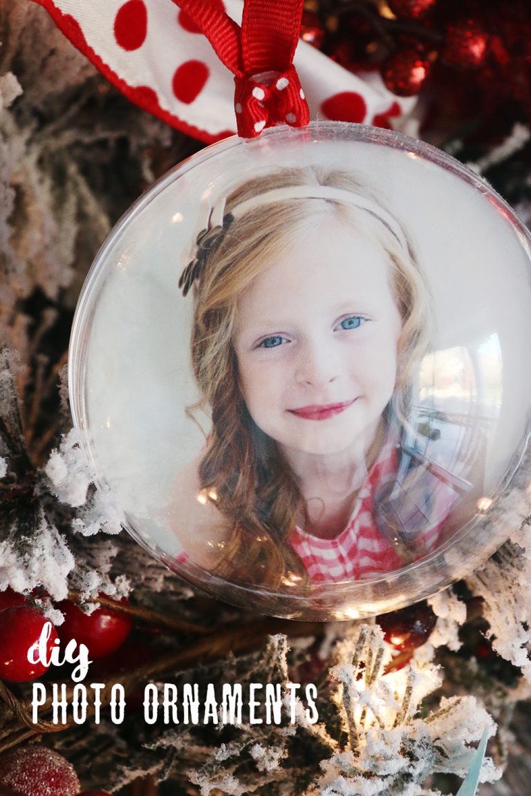 DIY Photo Ornaments - The Crafting Chicks