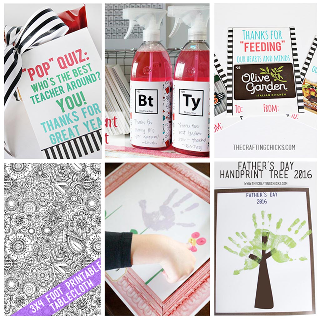 A Year of Printables - Valentines, Easter, St. Patrick's Day, Mother's and Father's Day, Teacher Gift, Halloween, Christmas... printables for all year!