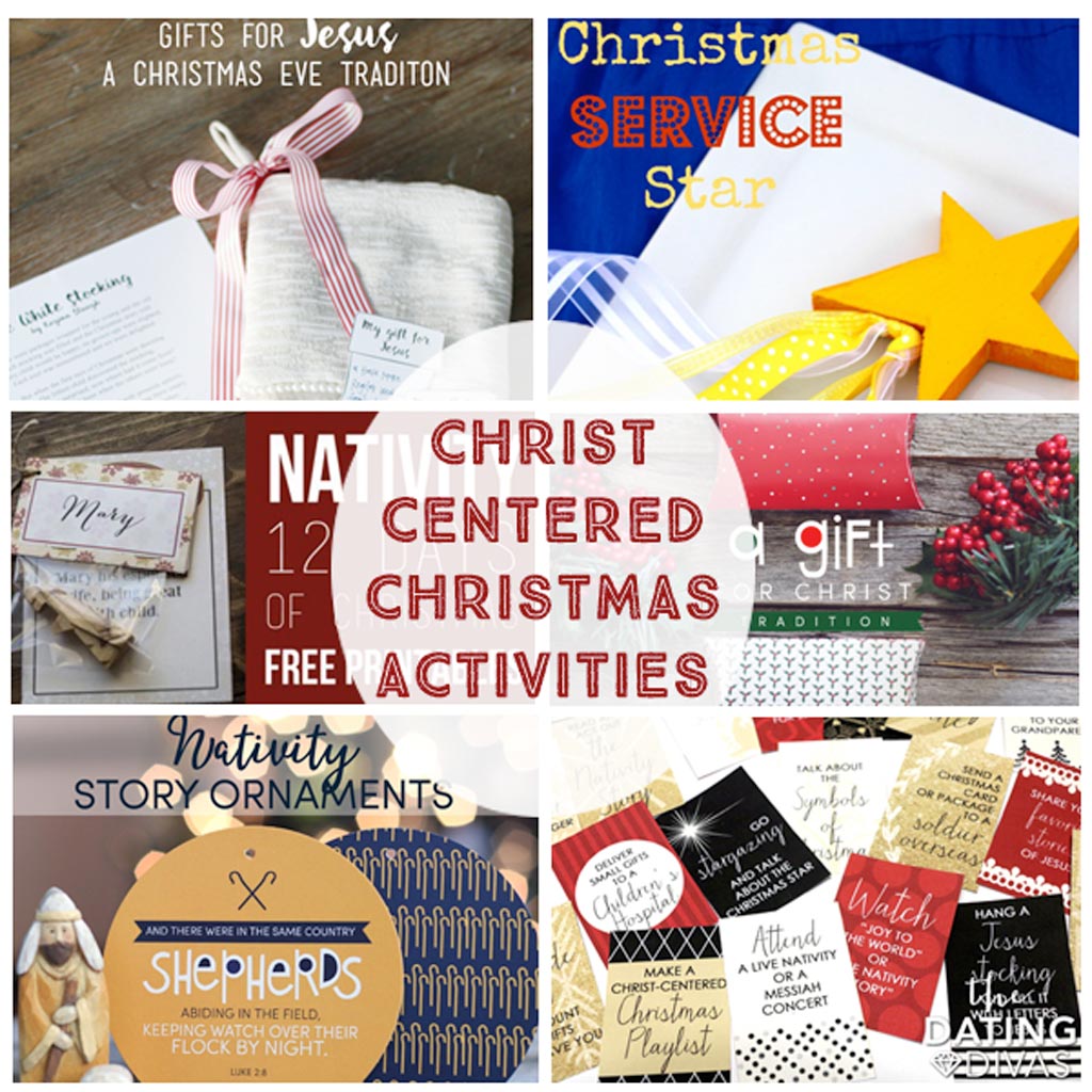 Christ Centered Christmas Activities - Printables, ornaments, service ideas, gift ideas and activities for the whole family.