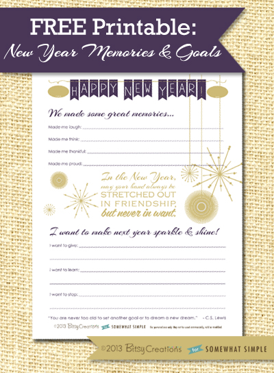 New Year's Printables - The Crafting Chicks