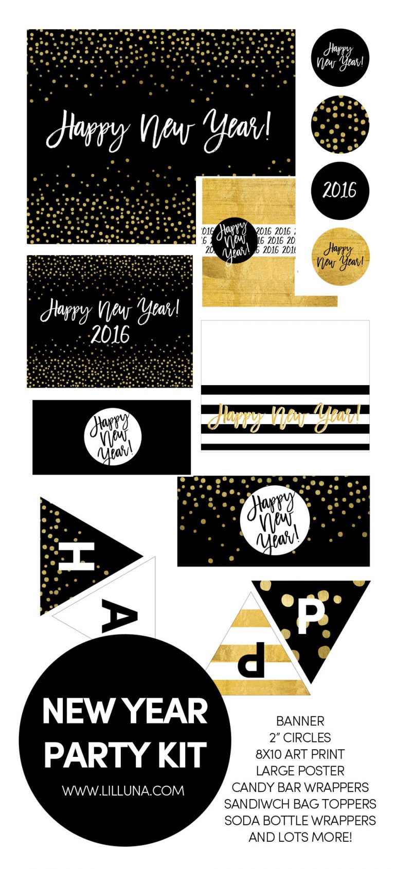 New Year&#039;s Printables - The Crafting Chicks