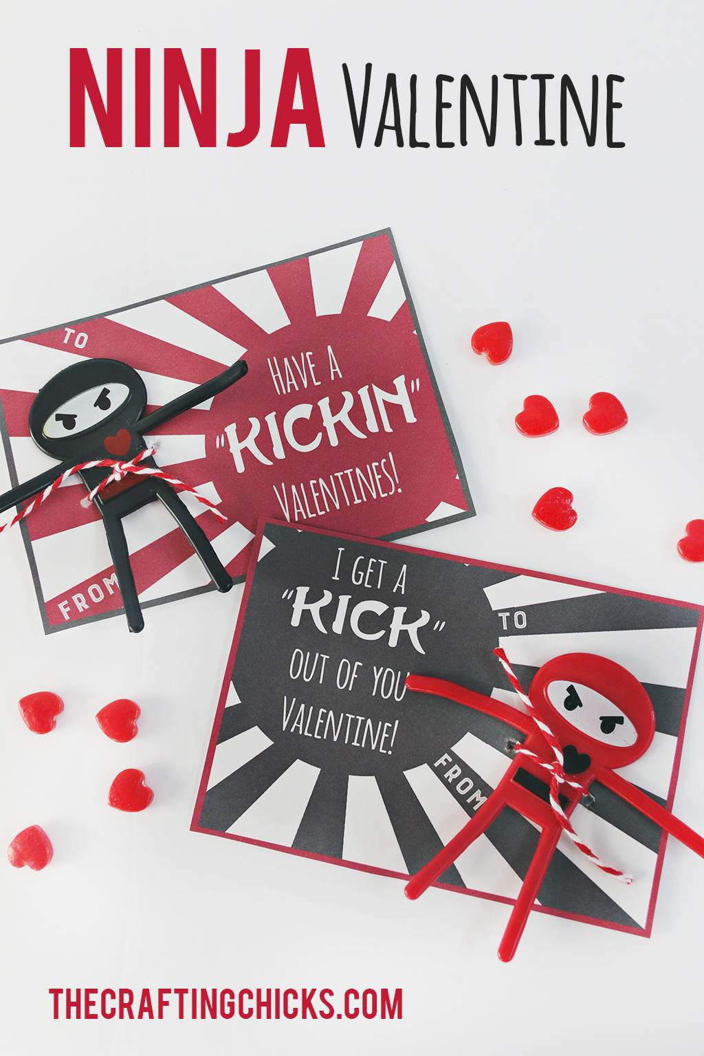 Cool Ninja Valentine Printables The Crafting Chicks