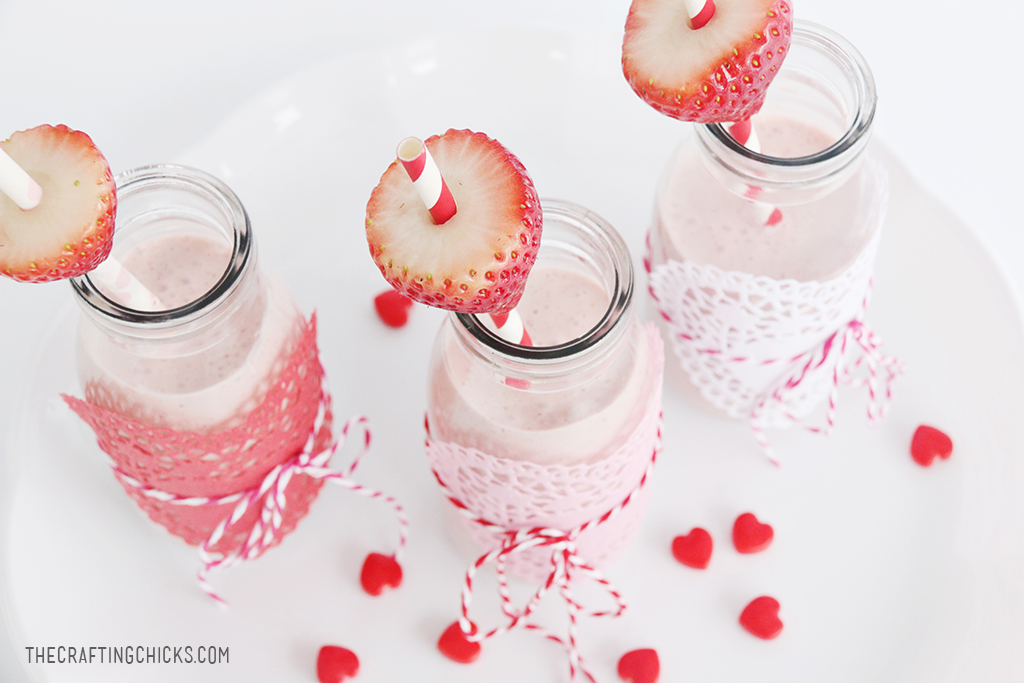 Valentine Strawberry Shake