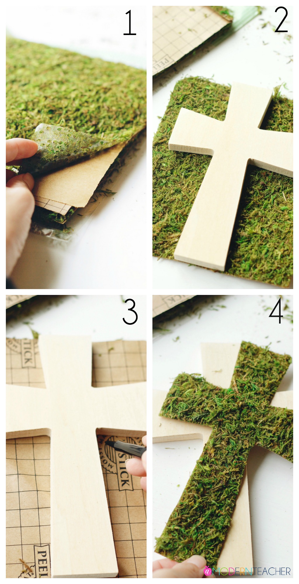 DIY Easter Cross The Crafting Chicks   DIY Easter Cross Steps 