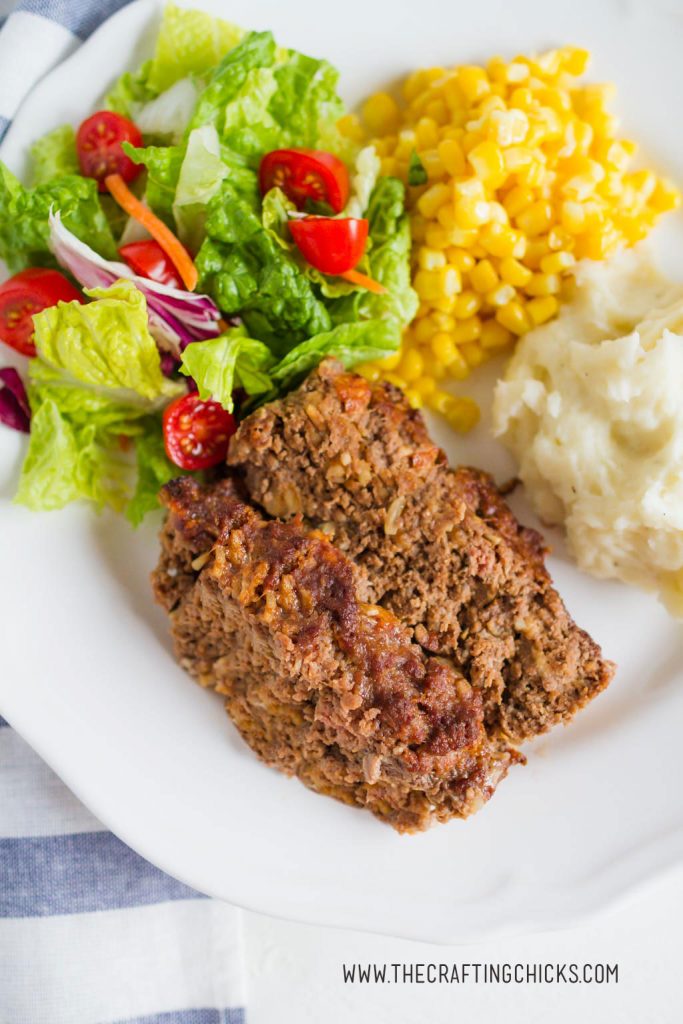 Mom S Easy Homemade Meatloaf Recipe The Crafting Chicks