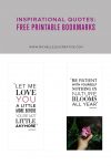 inspirational quotes free printable bookmarks the