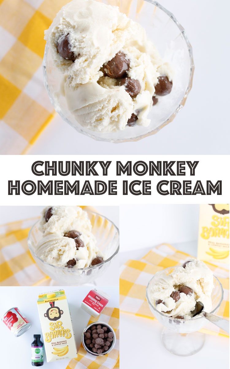 Chunky Monkey Homemade ice cream recipe