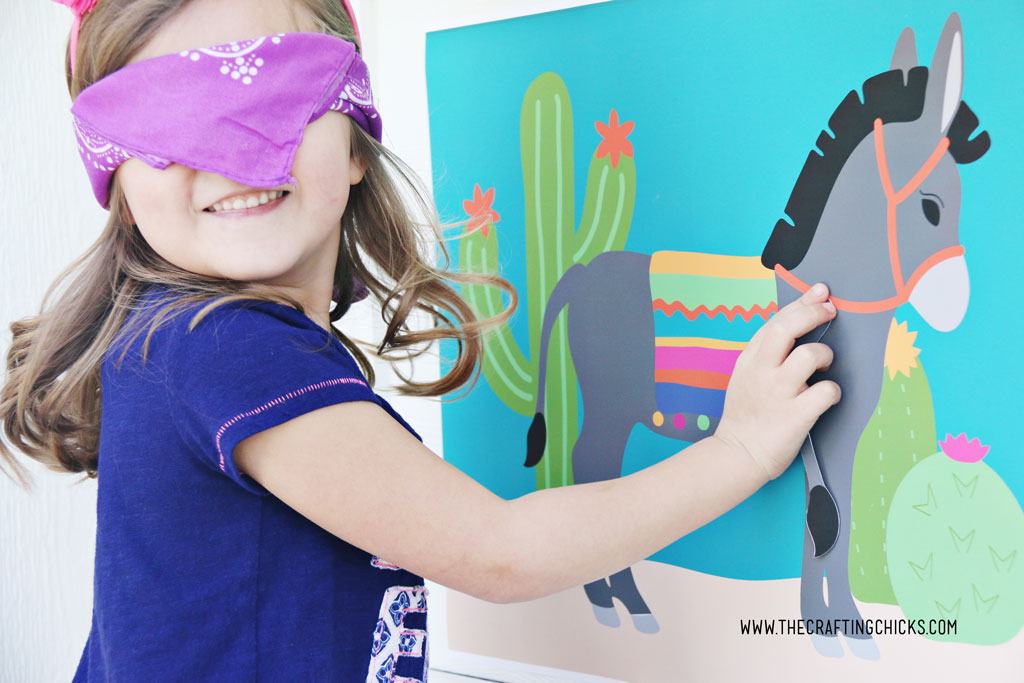 Pin the Tail on the Donkey Party Game