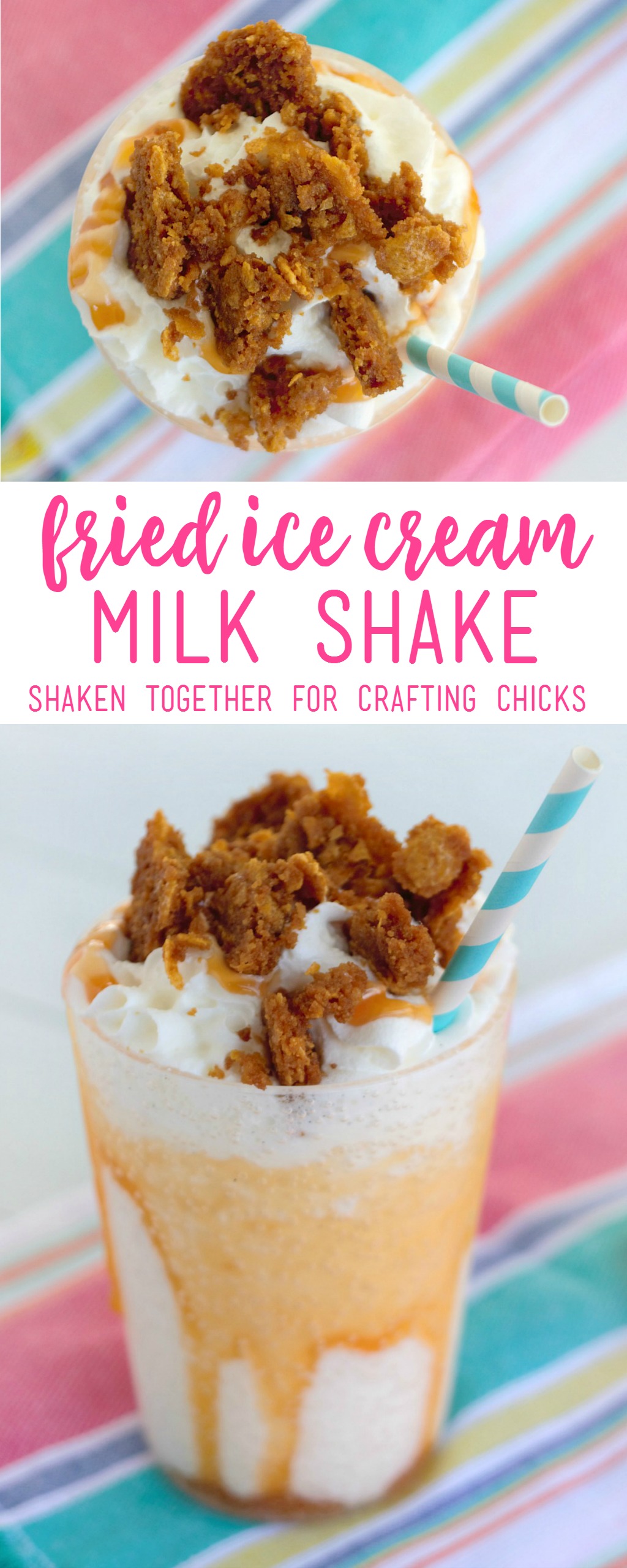 Fried Ice Cream Milk Shake