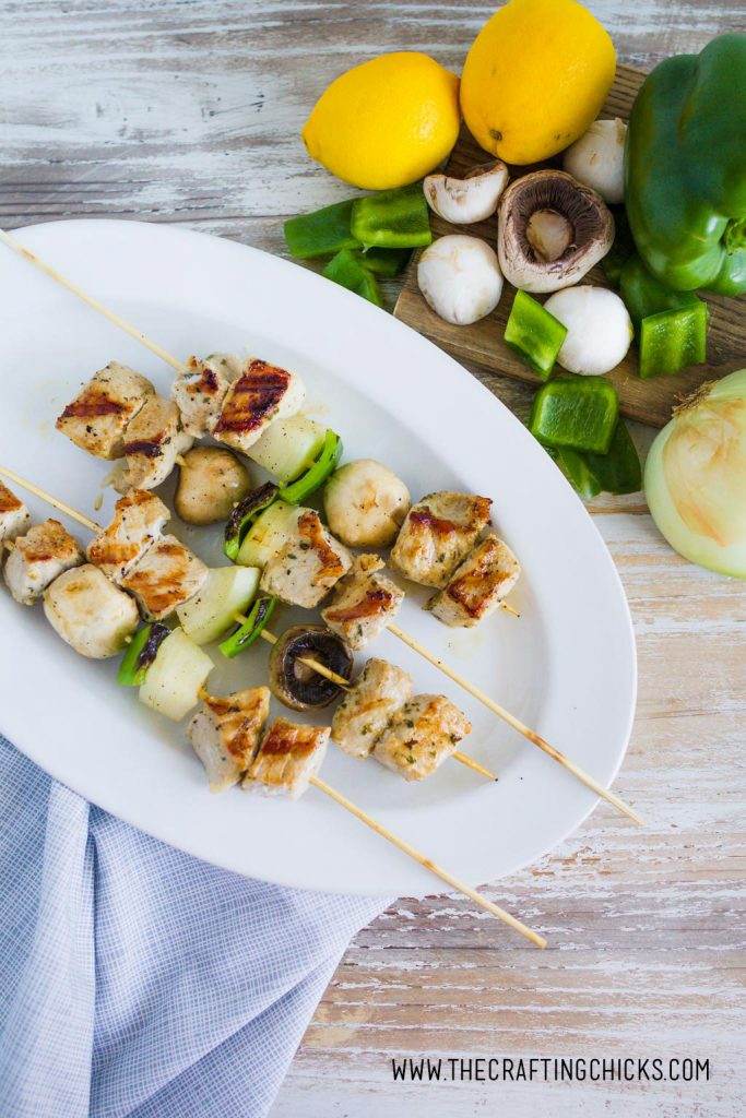 Greek Pork Souvlaki Kebabs The Crafting Chicks