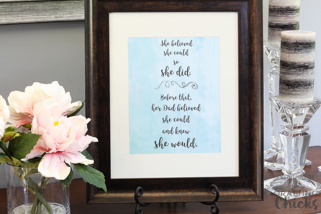 This printable art is perfect for Father's Day!