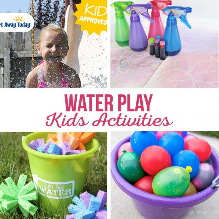 Water Play Kids Activities - The Crafting Chicks