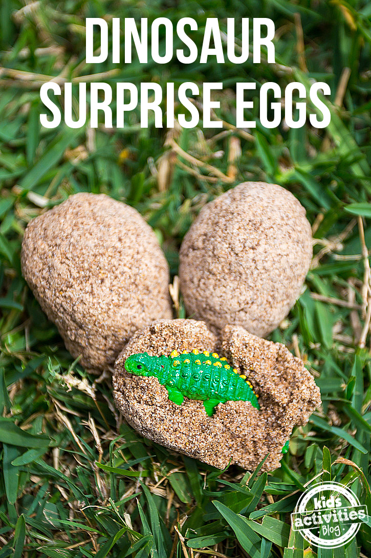Dinosaur surprise eggs