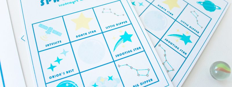 Space Scavenger Hunt Printable