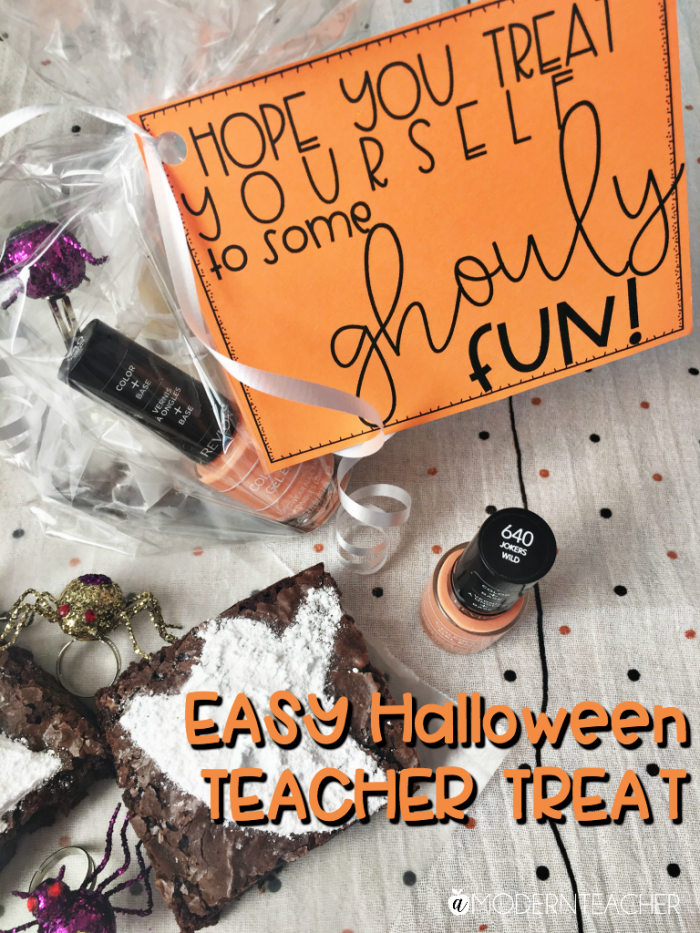 Halloween Gift for Teachers (Plus Free Gift Tag!) The Crafting Chicks