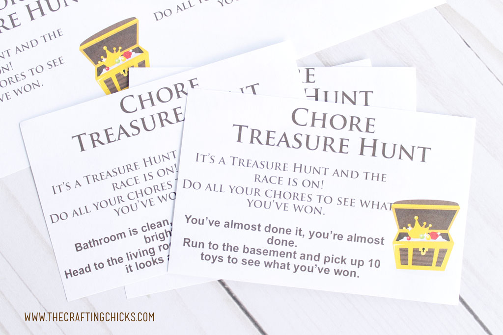 Chore Treasure Hunt - The Crafting Chicks