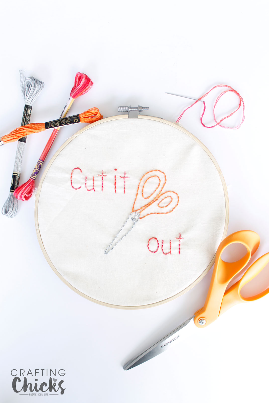 Looking for the perfect addition to your sewing room? This "Cut it Out" Handstitching Pattern is the perfect project to add that extra touch of fun. Pattern is easy enough for a beginner, but loads of fun for anyone.