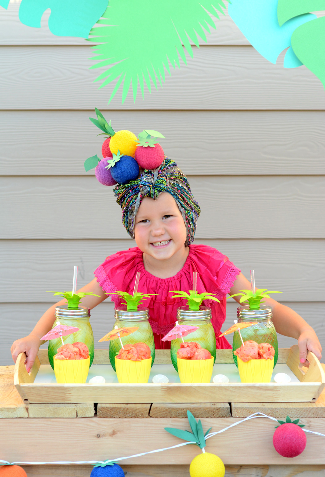 Pineapple Princess Light-up Halloween Costume - The Crafting Chicks