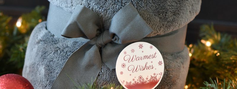 Warmest Wishes Blanket Gift for Holidays