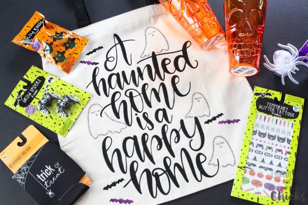 Iron-on Halloween Tote Bag Tutorial - The Crafting Chicks