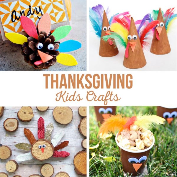 Thanksgiving Kids Crafts - The Crafting Chicks