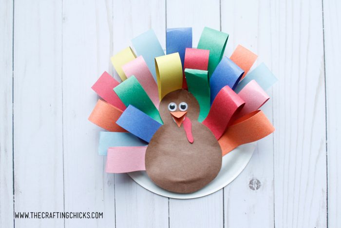 Paper Plate Turkey Craft - The Crafting Chicks