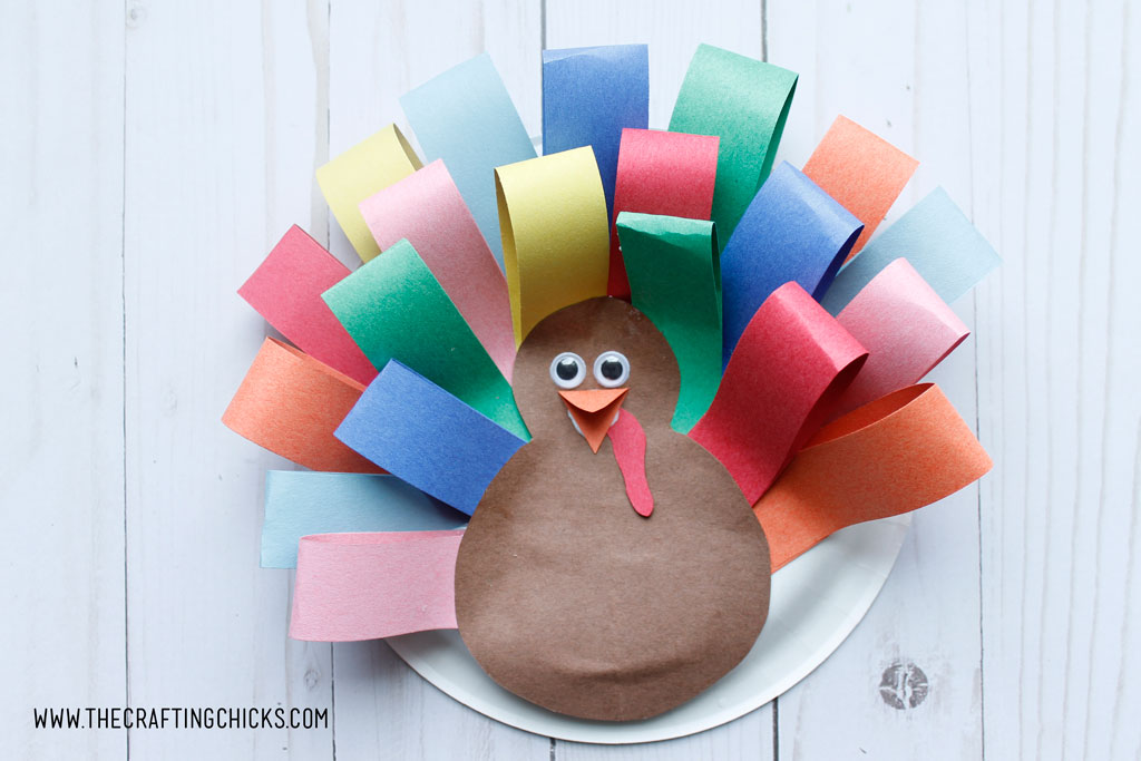 Paper Plate Turkey Craft - The Crafting Chicks