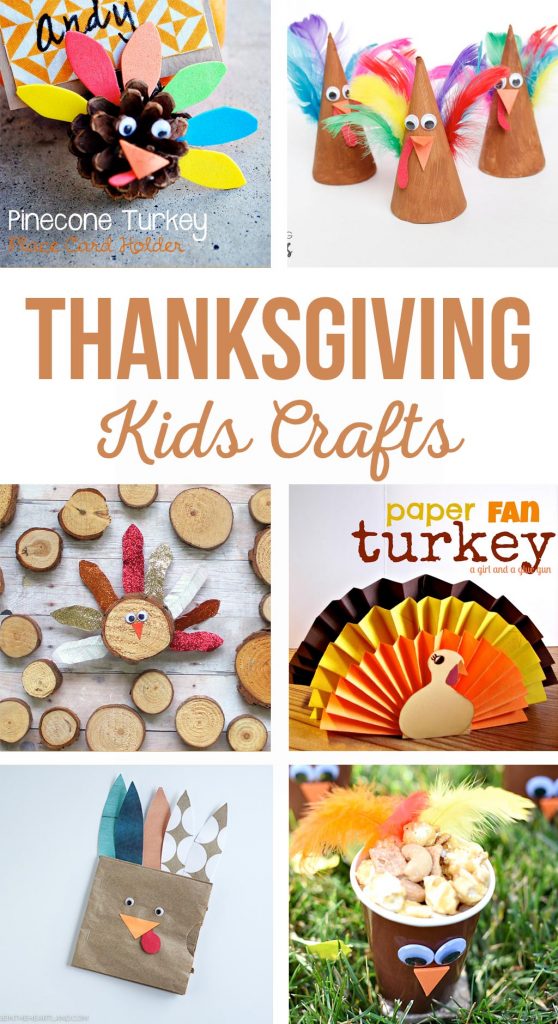 Thanksgiving Kids Crafts - The Crafting Chicks