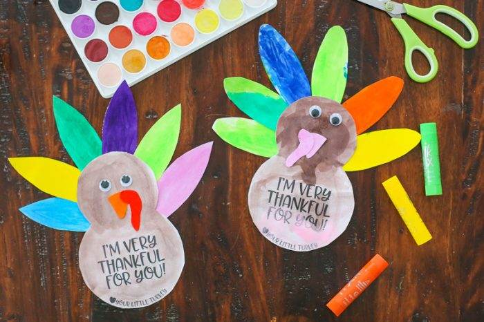 Thanksgiving Kids Crafts - The Crafting Chicks