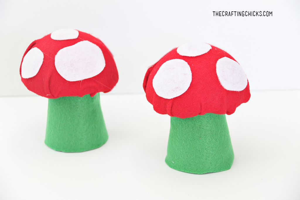 DIY Felt Mushrooms